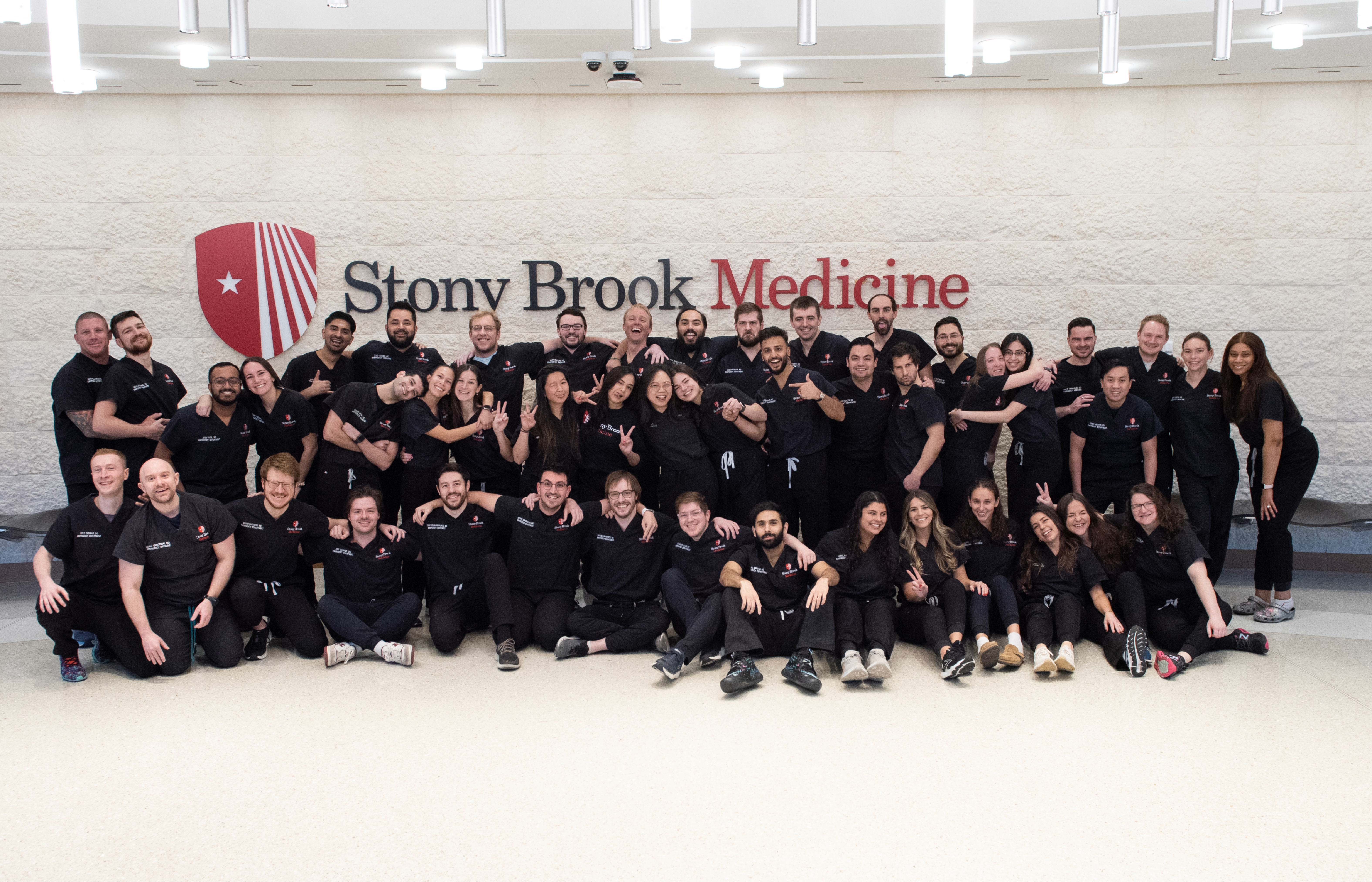 Group photo of all 48 Emergency Medicine residency program residents