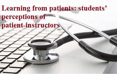 Learning from patients: students’ perceptions of patient-instructors