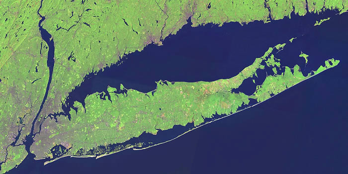 Long Island Landsat