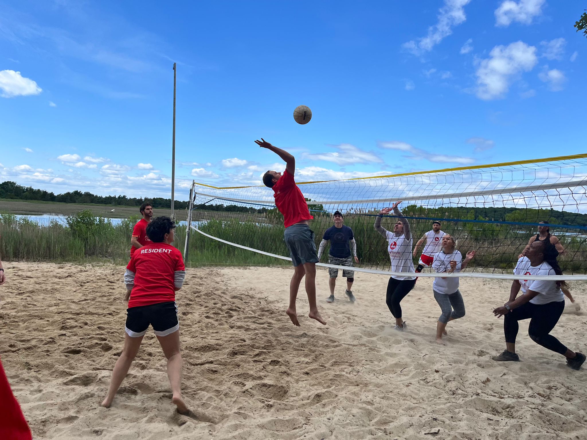 volleyball spike