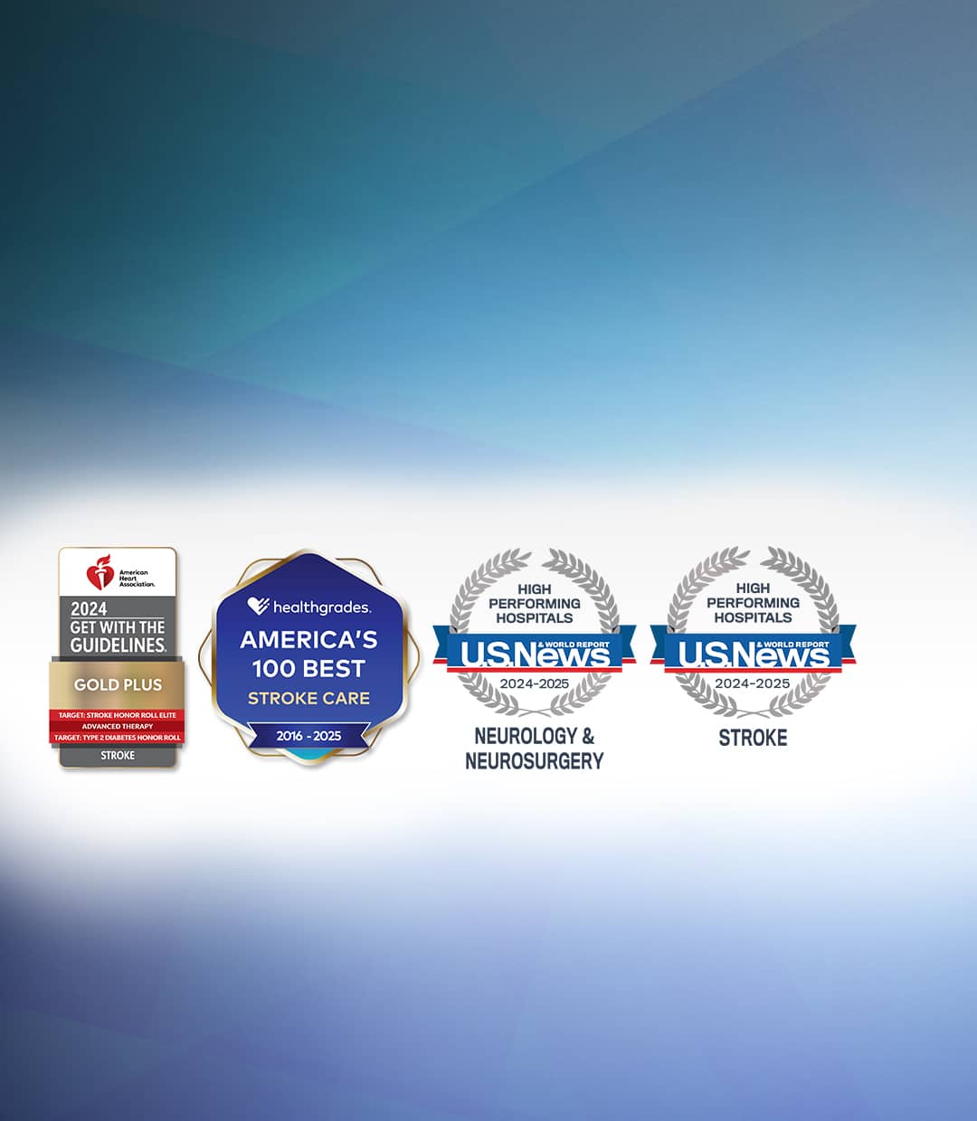 Accolades reflect Stony Brook University Hospital's continuous commitment to quality neurological care and clinical outcomes.