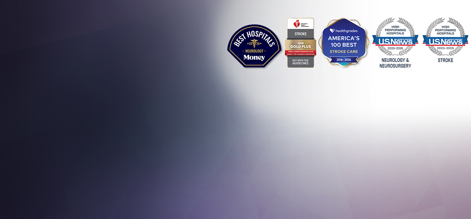 Accolades reflect Stony Brook University Hospital's continuous commitment to quality neurological care and clinical outcomes.