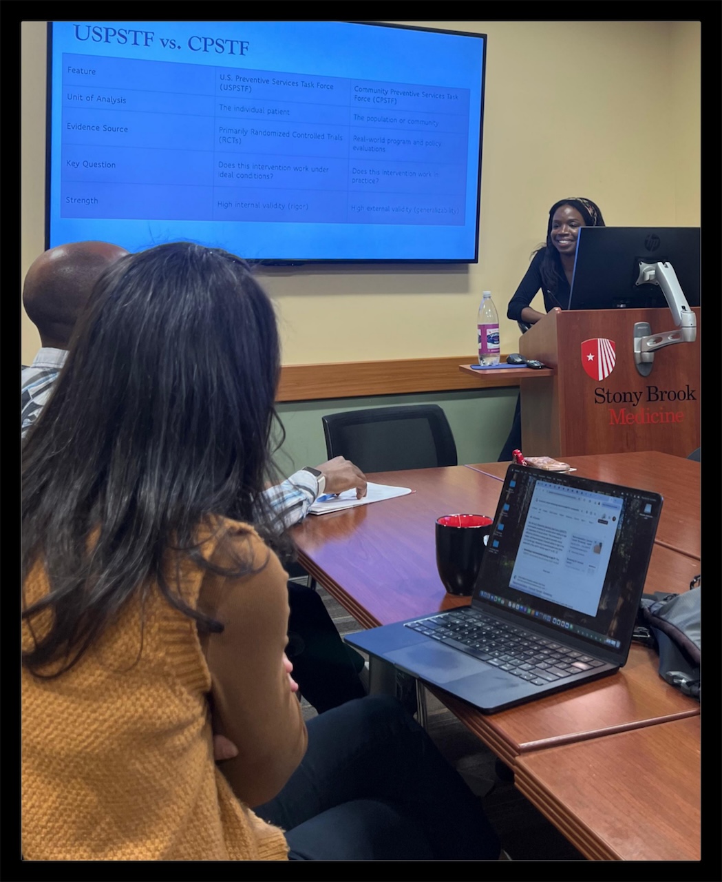 Resident Presentations Fall 2025 Residents in didactics conference room