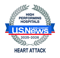 US news and world report 2026 badge heart attack