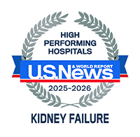 US news and world report 2026 badge kidney failure