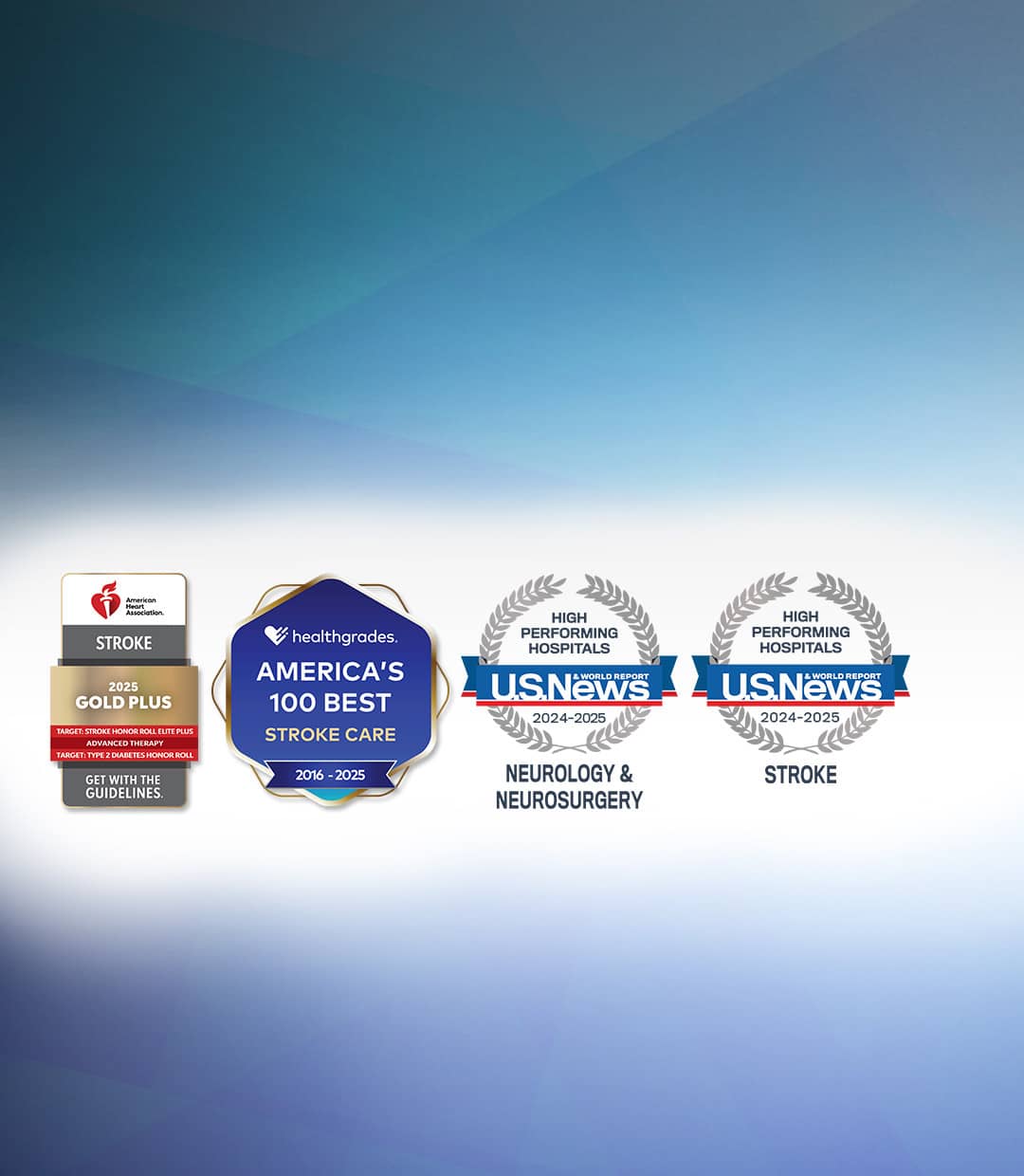 Accolades reflect Stony Brook University Hospital's continuous commitment to quality neurological care and clinical outcomes.